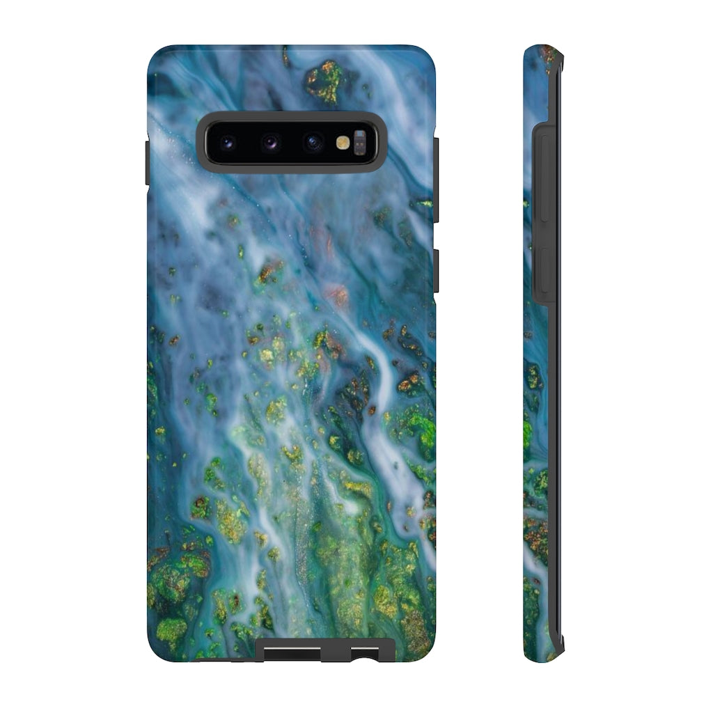 Forest Mist Ink Art Android Case (Protective) Samsung Galaxy S10 Plus Glossy Phone Case