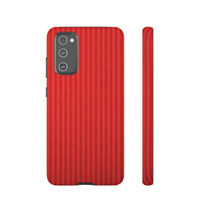 Red Stripes Android Case (Protective) Samsung Galaxy S20 FE Matte Phone Case