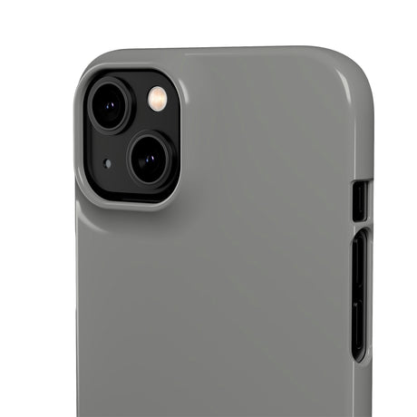 Battleship Gray iPhone Case (Slim) Phone Case