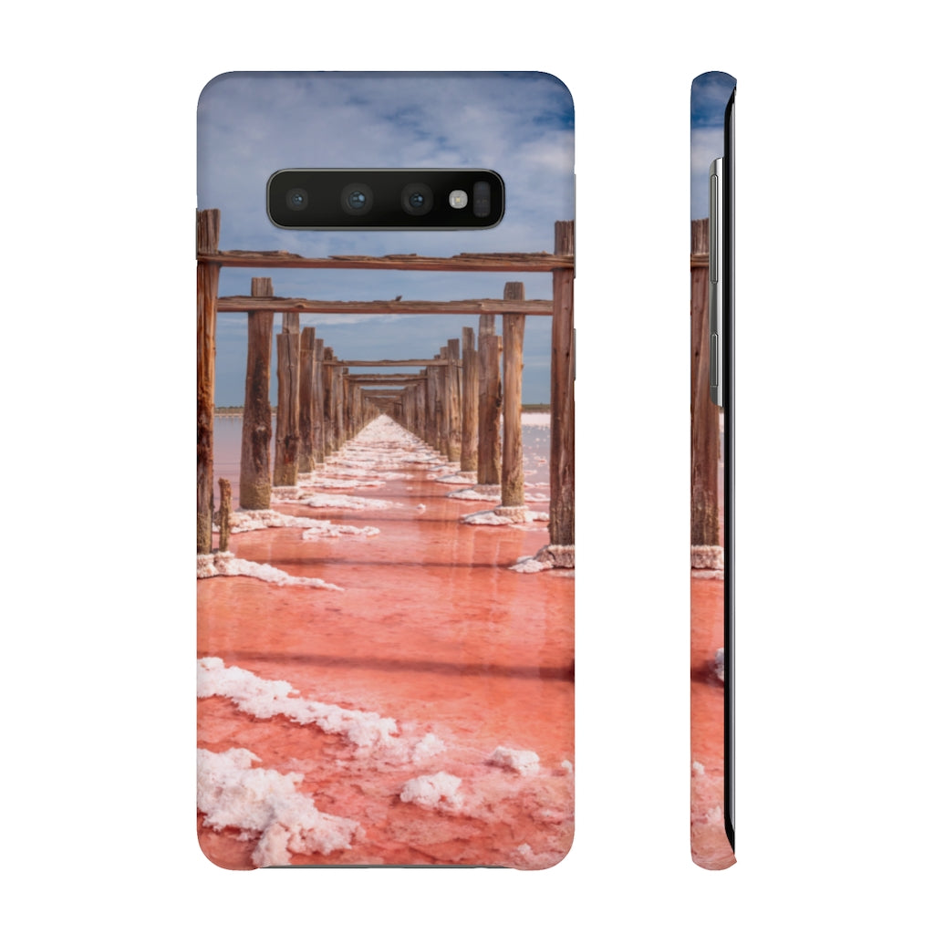 Pink Color of Salt Lake Samsung/iPhone (Slim) Phone Case