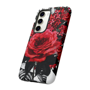 Rola Gothic Flower Samsung Case (Protective) Phone Case