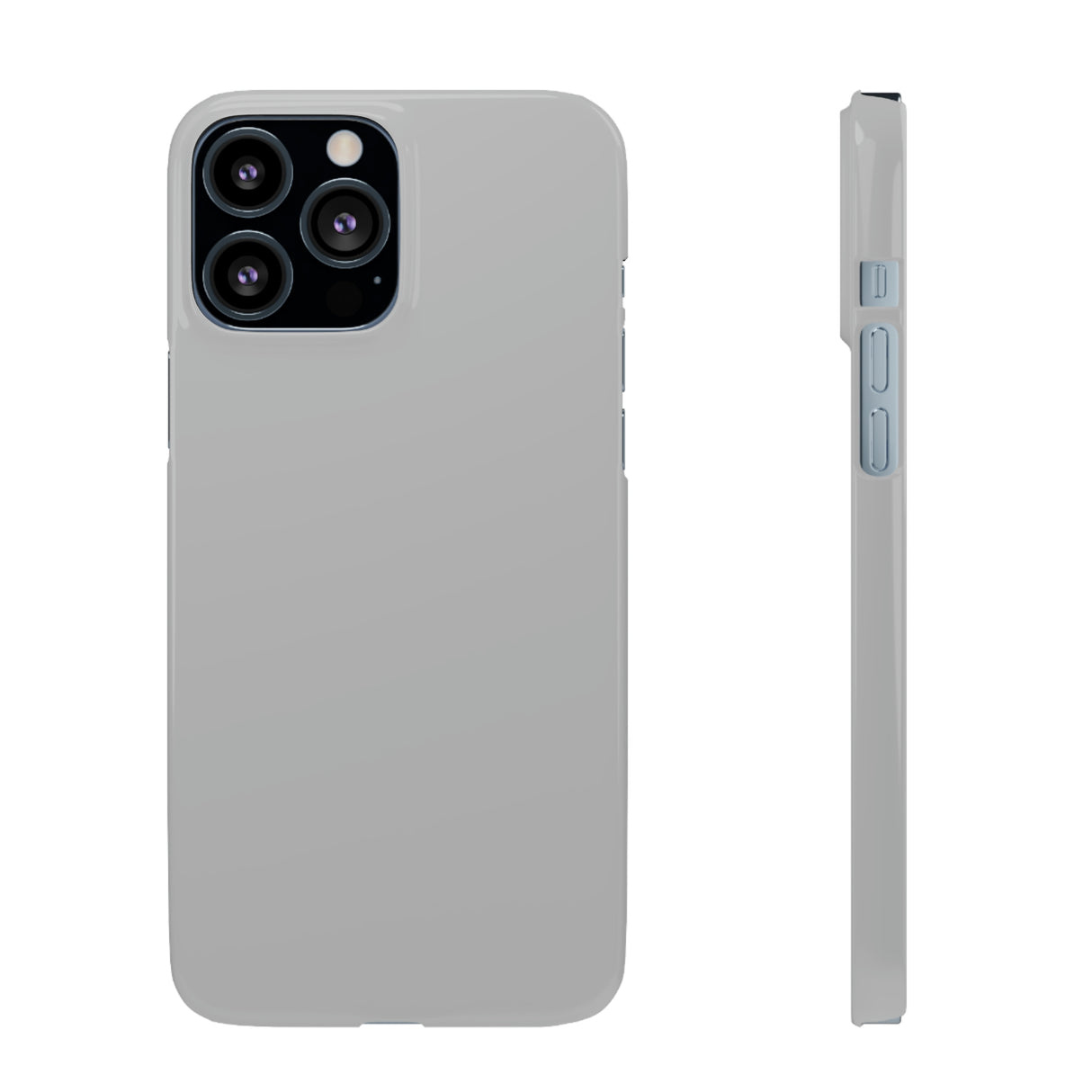 Gray iPhone Case (Slim) iPhone 13 Pro Max Glossy Phone Case