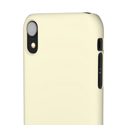 Cornsilk White iPhone Case (Slim) Phone Case