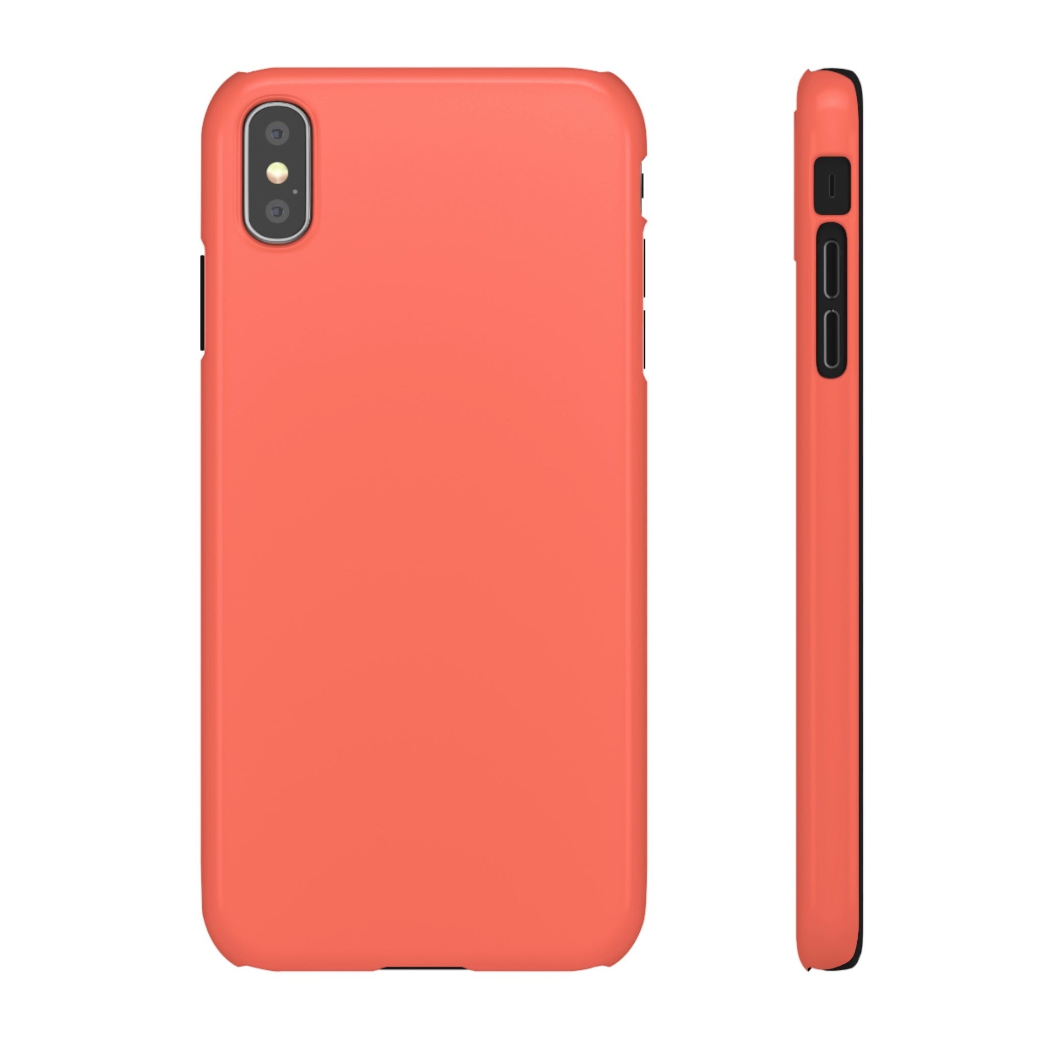 Bittersweet Orange iPhone Case (Slim) iPhone XS MAX Glossy Phone Case