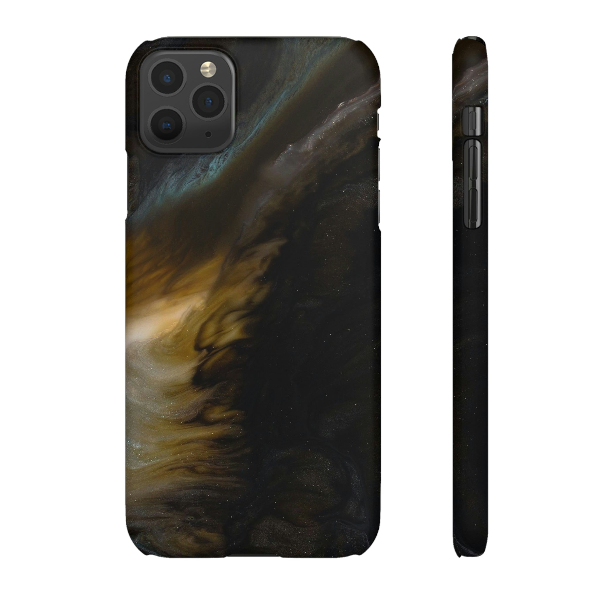 Midnight Shaddow Ink Art iPhone Case (Slim) iPhone 11 Pro Max Matte Phone Case