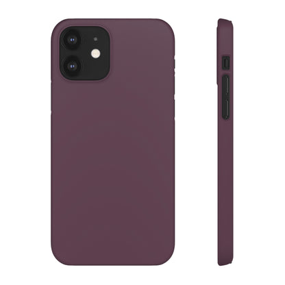 Eggplant iPhone Case (Slim) iPhone 12 Matte Phone Case