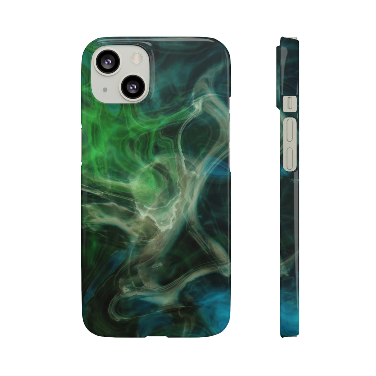 Green Marble iPhone Case (Slim) iPhone 13 Glossy Phone Case