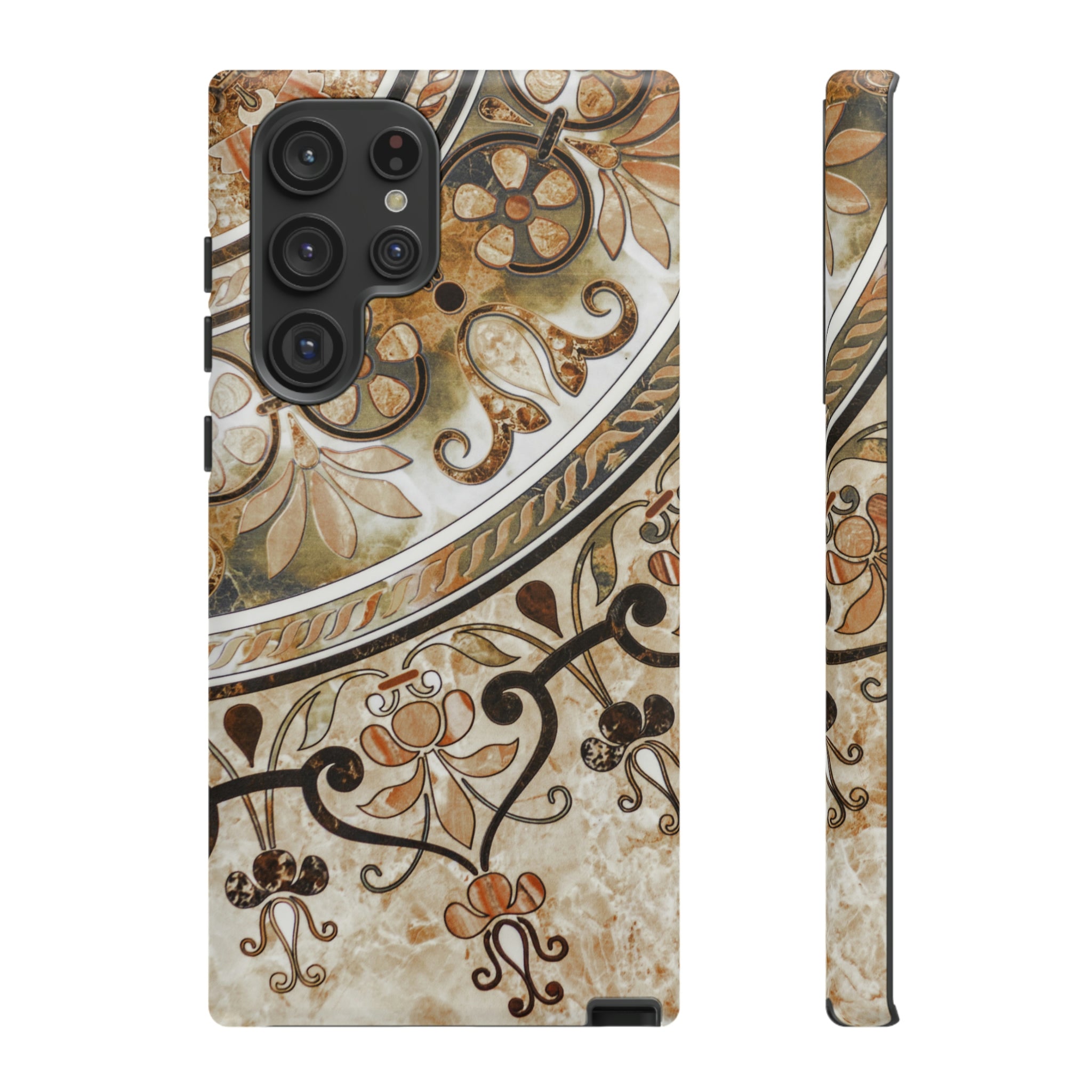 Mosaic Tiles Android Case (Protective) Samsung Galaxy S22 Ultra Matte Phone Case