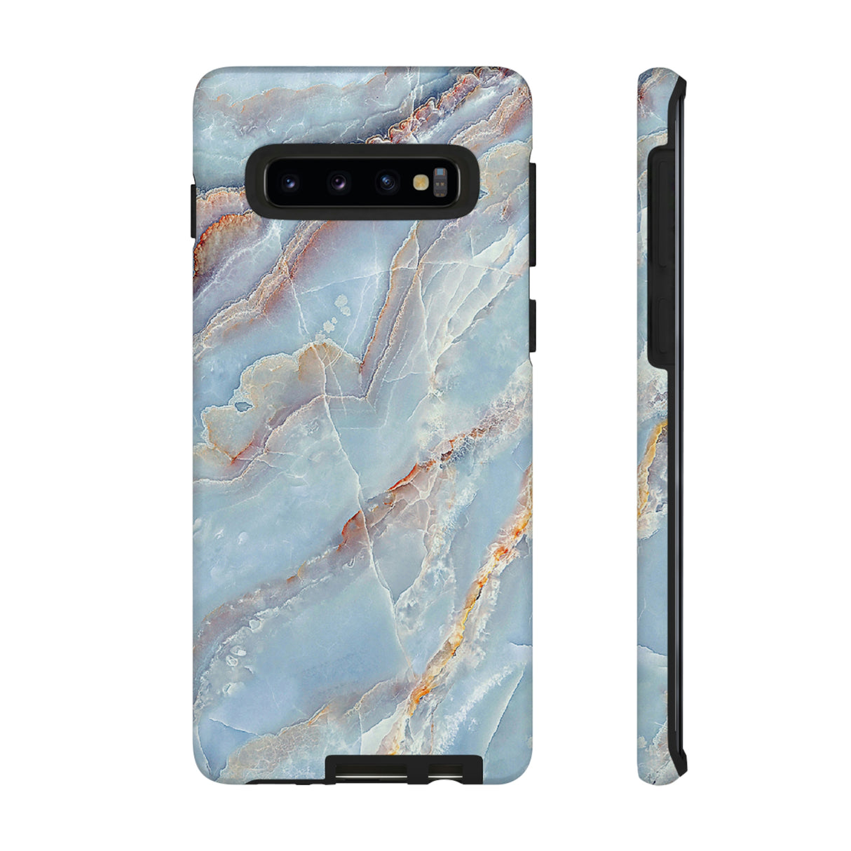 Blue Marble Background Android Case (Protective) Samsung Galaxy S10 Matte Phone Case