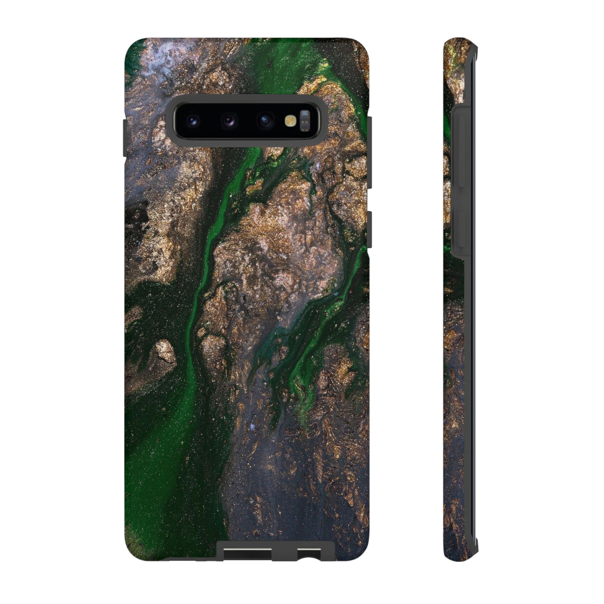 Green River Ink Art Android Case (Protective) Samsung Galaxy S10 Plus Matte Phone Case