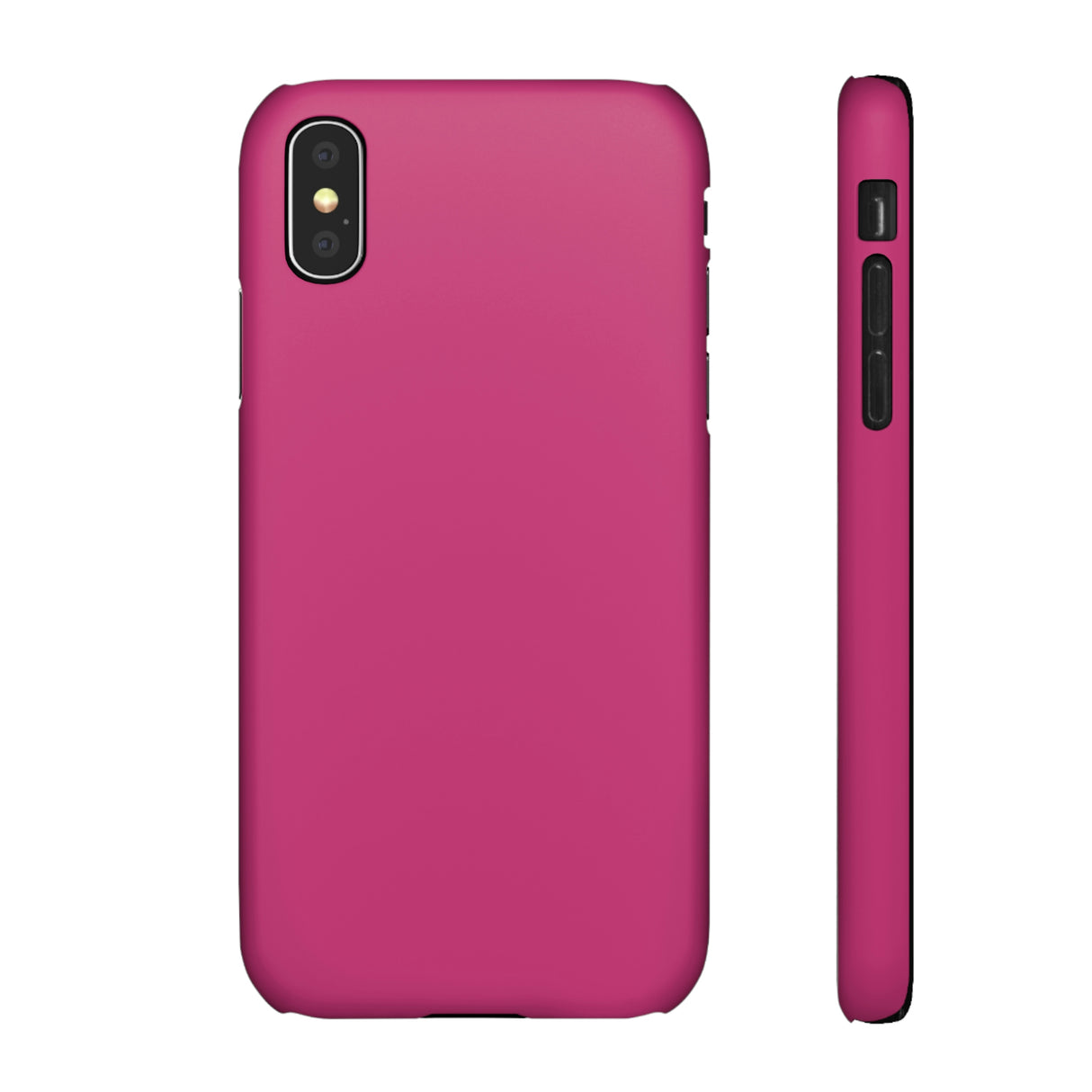 Fuchsia Purple iPhone Case (Slim) iPhone X Matte Phone Case