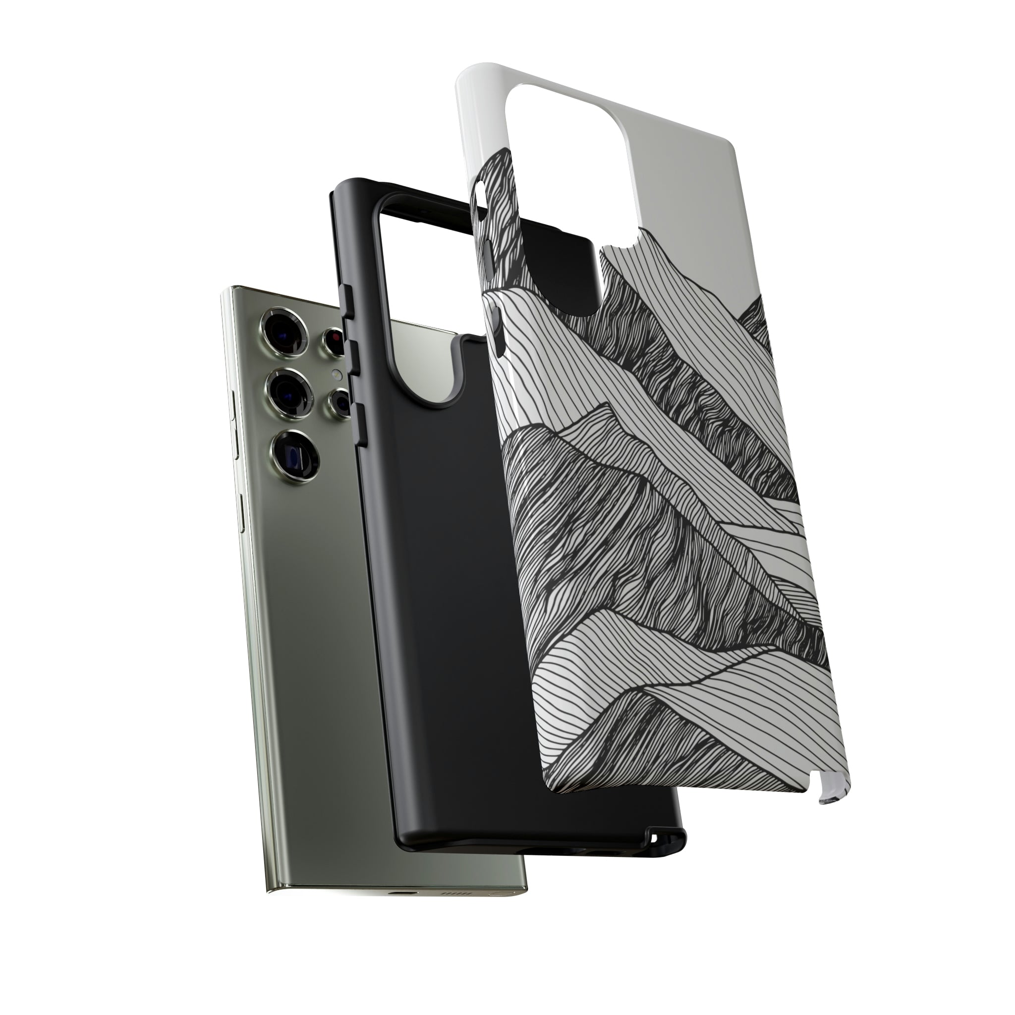 Mountain Line Art Android Case (Protective) Phone Case