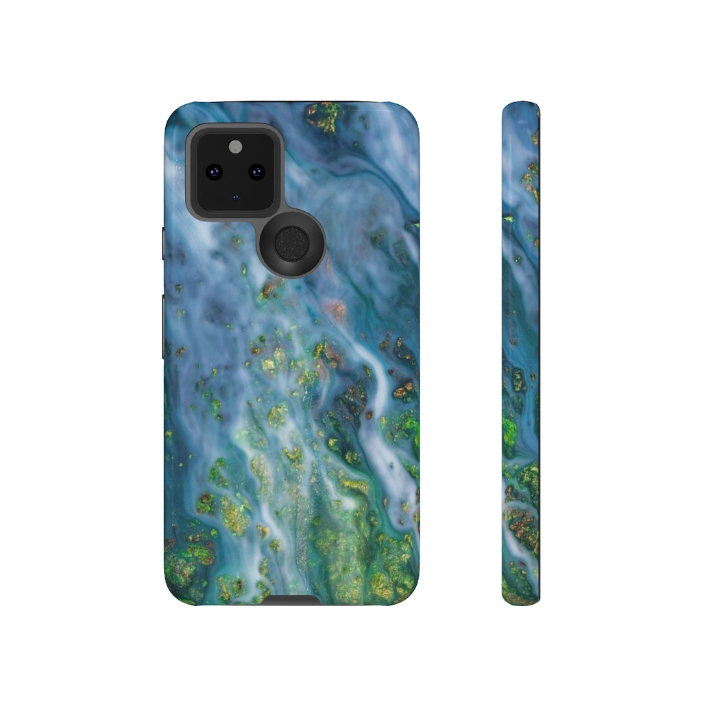 Forest Mist Ink Art Android Case (Protective) Google Pixel 5 Glossy Phone Case