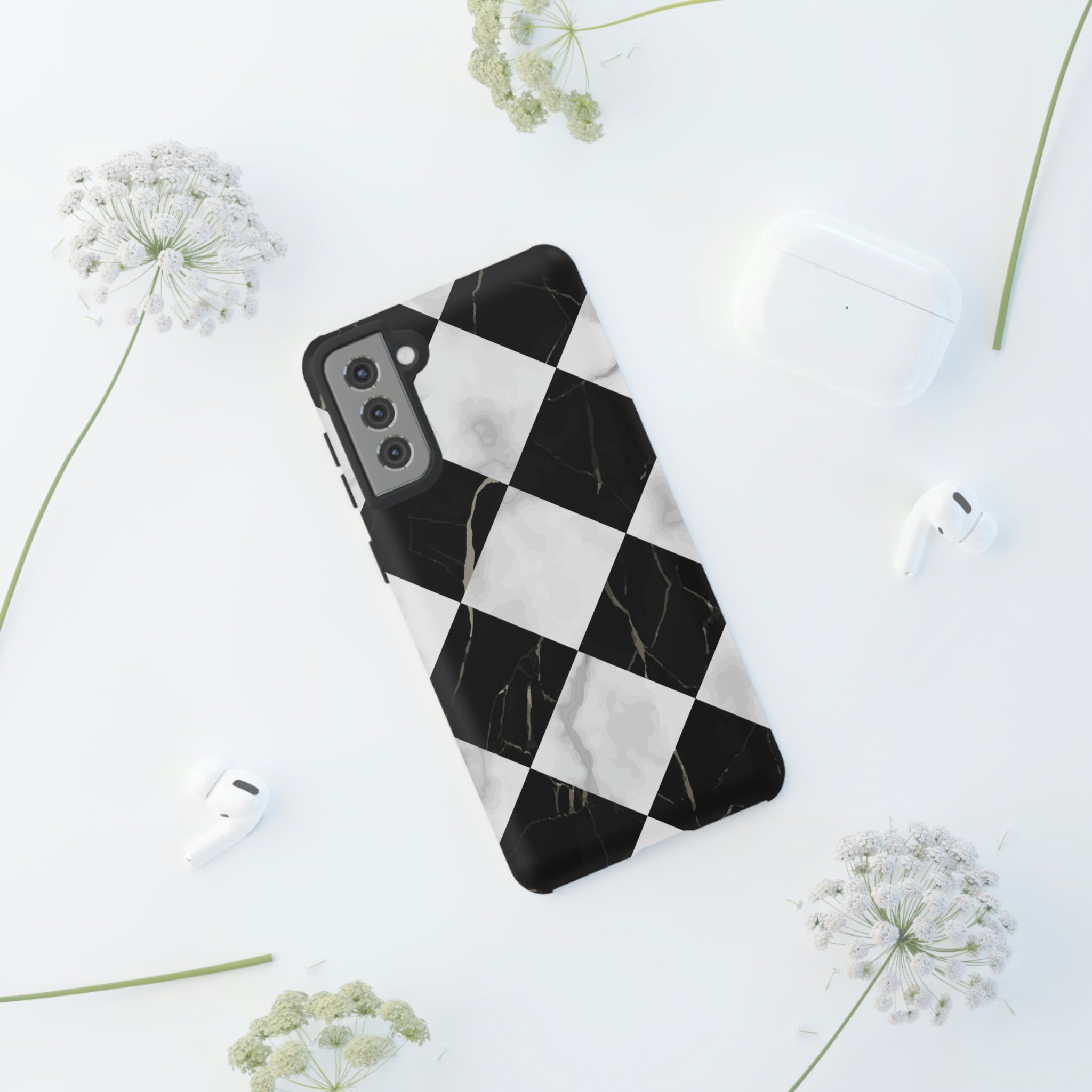 Check Marble Android Case (Protective) Phone Case