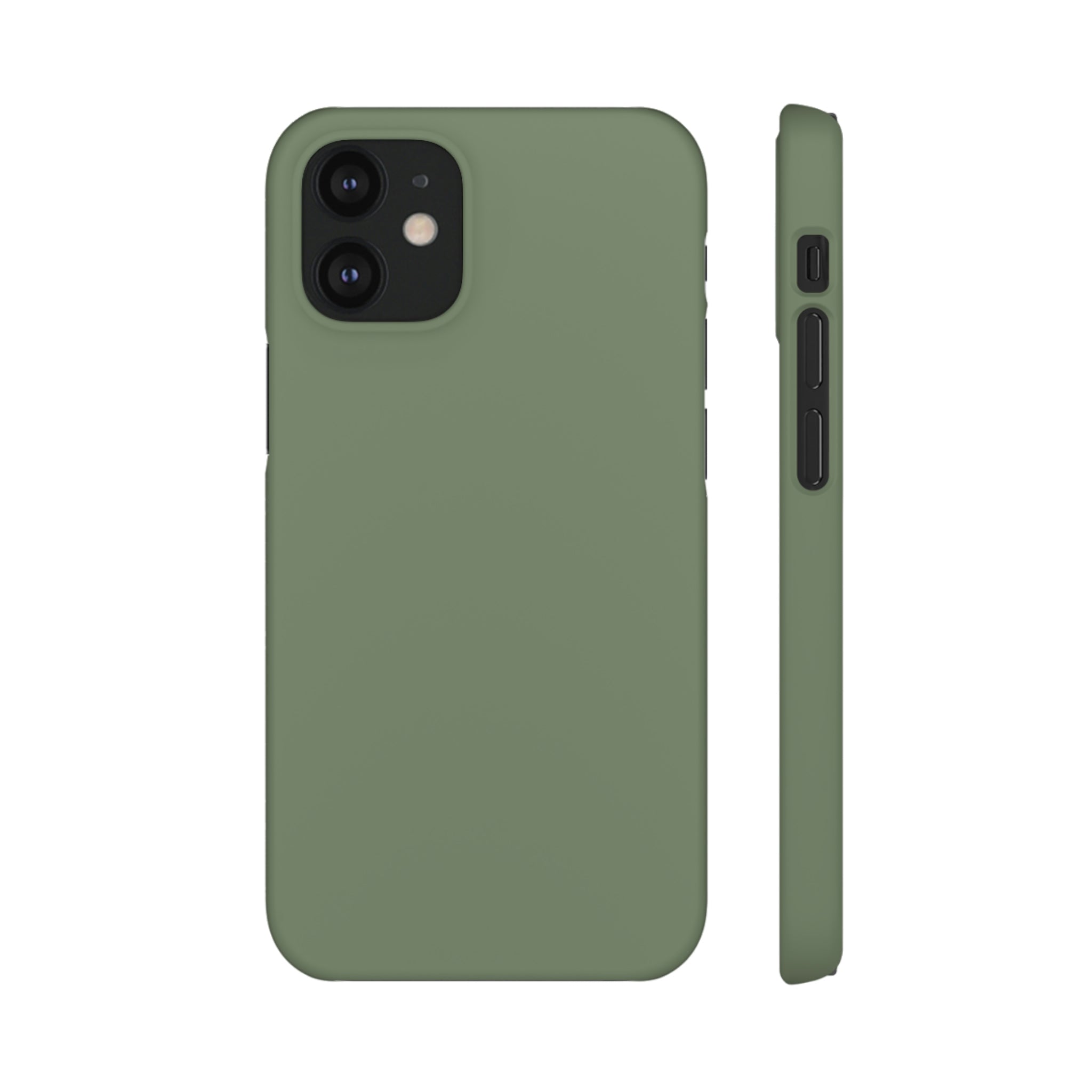 Camouflage Green iPhone Case (Slim) iPhone 12 Mini Matte Phone Case