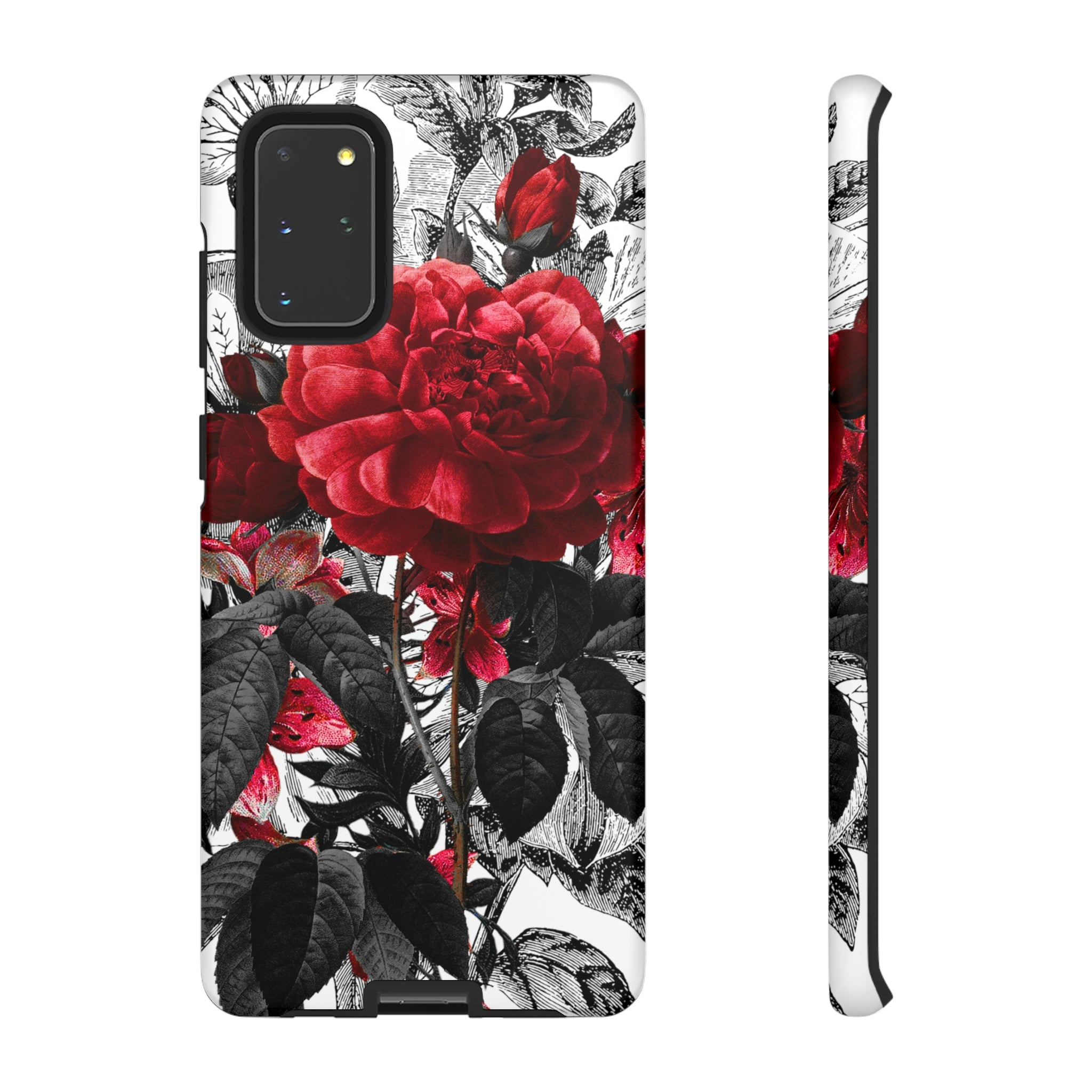 Grunicked Gothic Flower Samsung Case (Protective) Samsung Galaxy S20+ Matte Phone Case