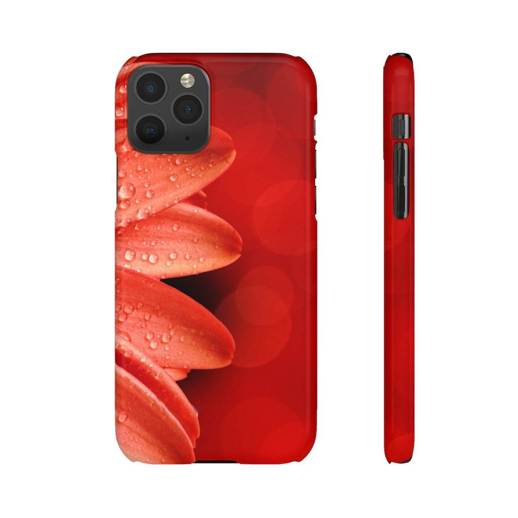 Red Spring Flower Samsung/iPhone (Slim) Phone Case