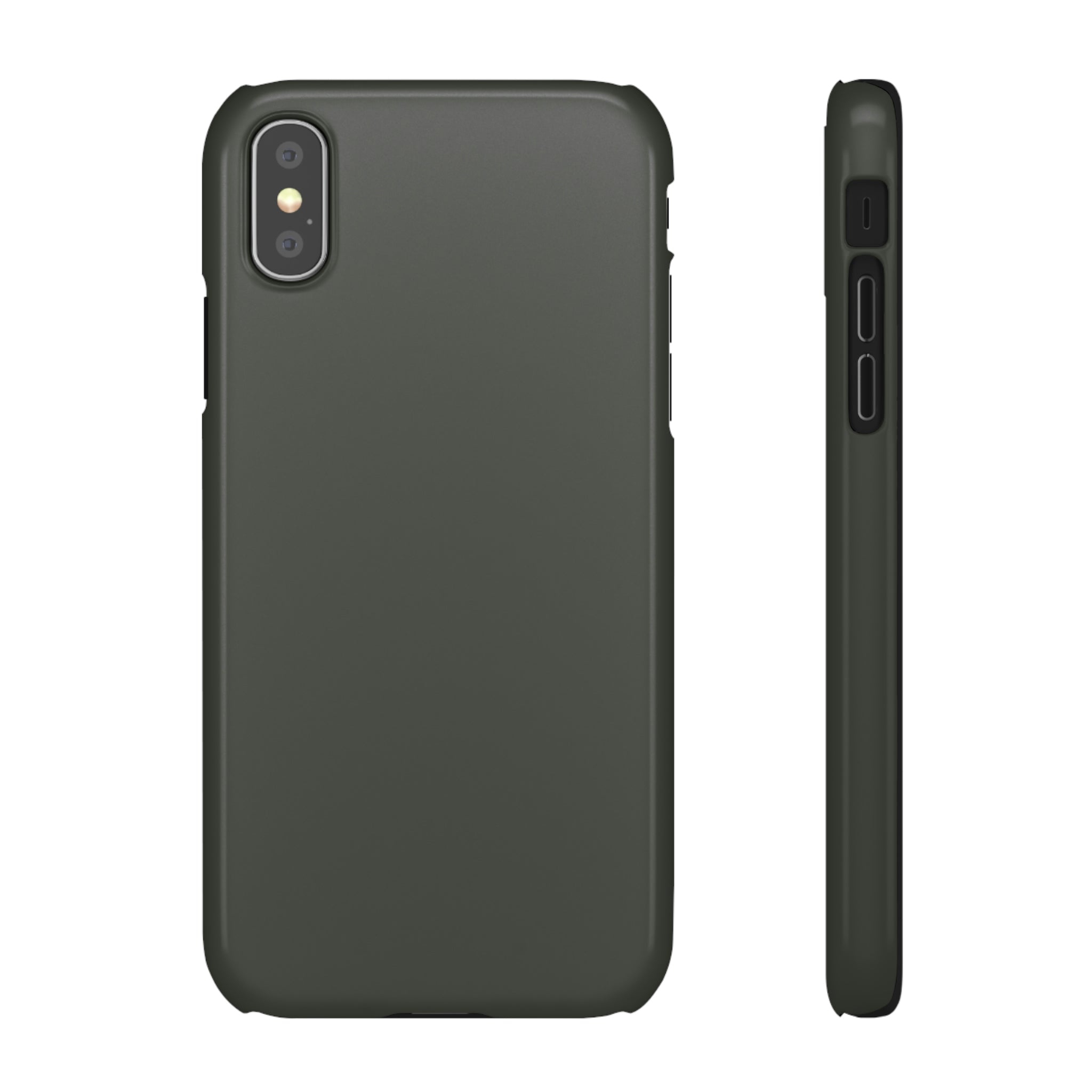 Black Olive iPhone Case (Slim) iPhone XS Glossy Phone Case