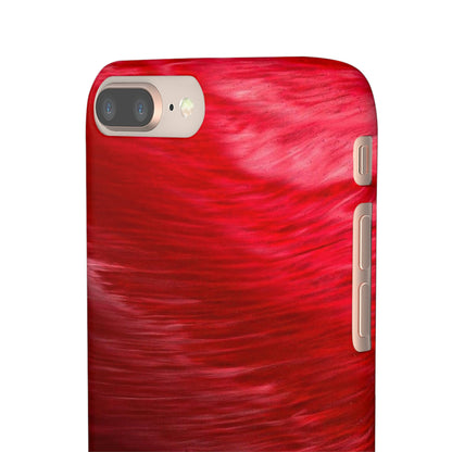 Red Feather Ink Art iPhone Case (Slim) Phone Case