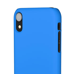 Dodger Blue iPhone Case (Slim) Phone Case