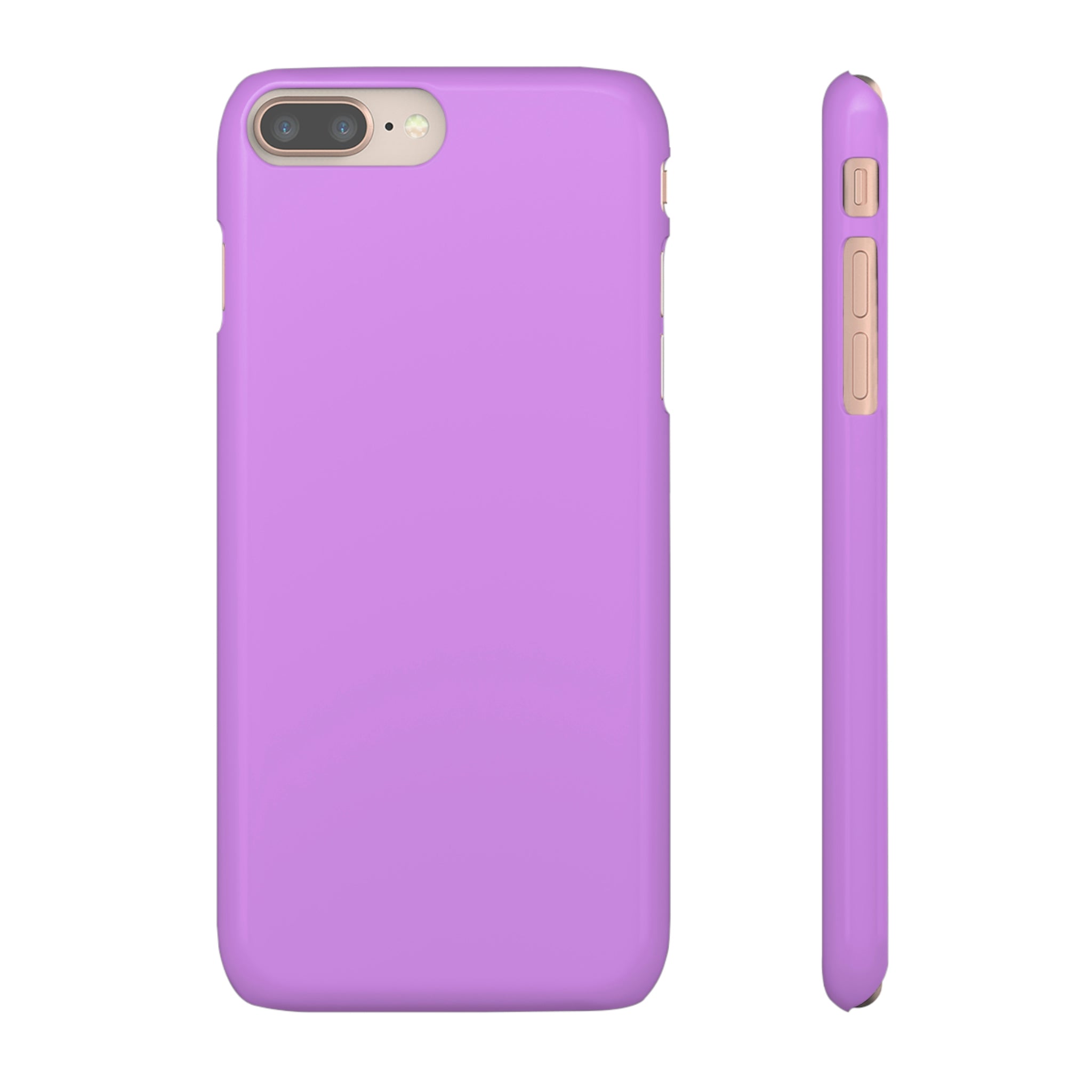 Bright Lilac iPhone Case (Slim) iPhone 8 Plus Glossy Phone Case