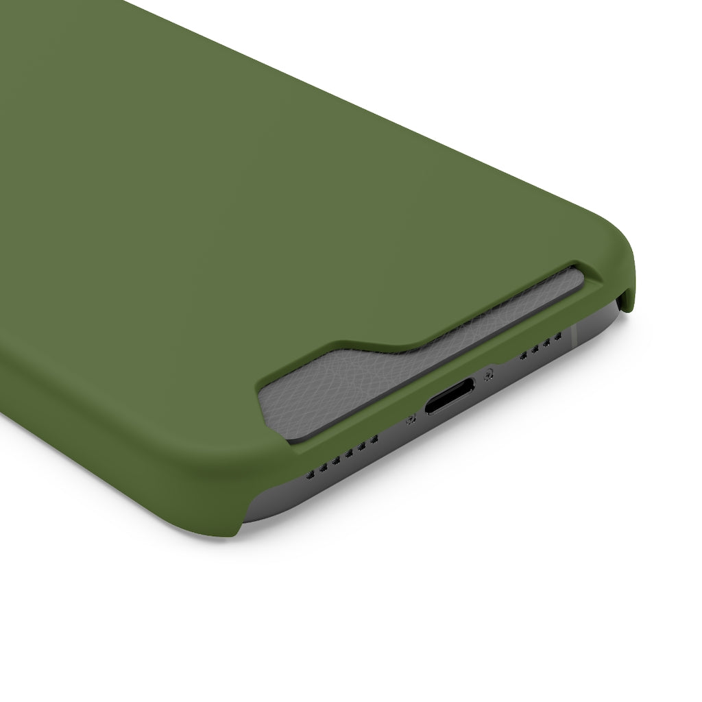 Dark Olive Green iPhone Case (Card) Phone Case