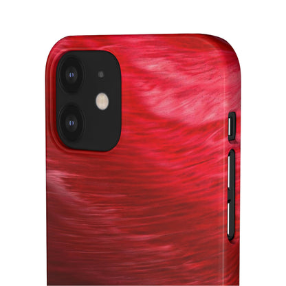 Red Feather Ink Art iPhone Case (Slim) Phone Case