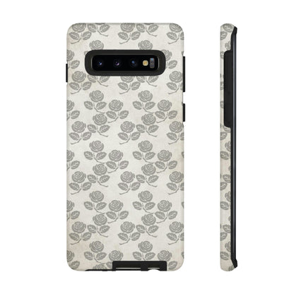 Roseniara Gothic Flower Samsung Case (Protective) Samsung Galaxy S10 Glossy Phone Case