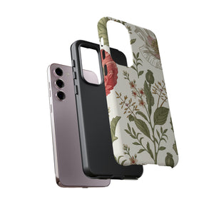 Poppy Vintage Flower Samsung Case (Protective) Phone Case