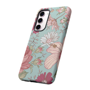 Hibiscus Vintage Flower Samsung Case (Protective) Phone Case