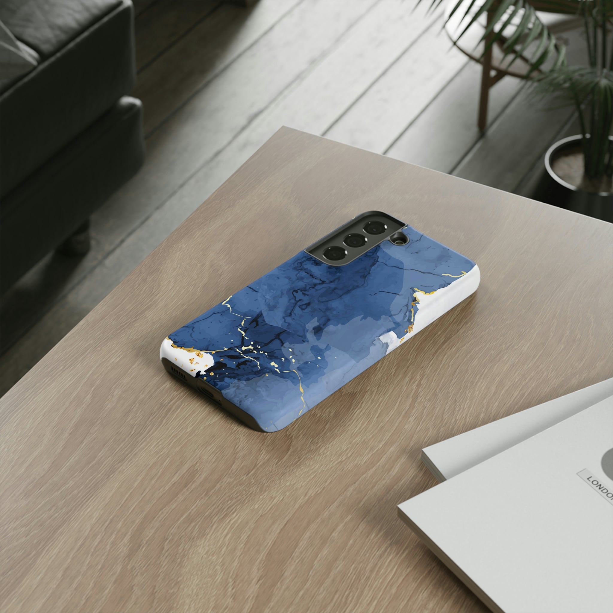 Classic Blue Watercolor Android Case (Protective) Phone Case