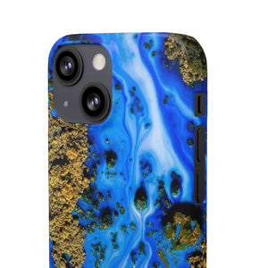 Blue River Ink Art iPhone Case (Slim) Phone Case