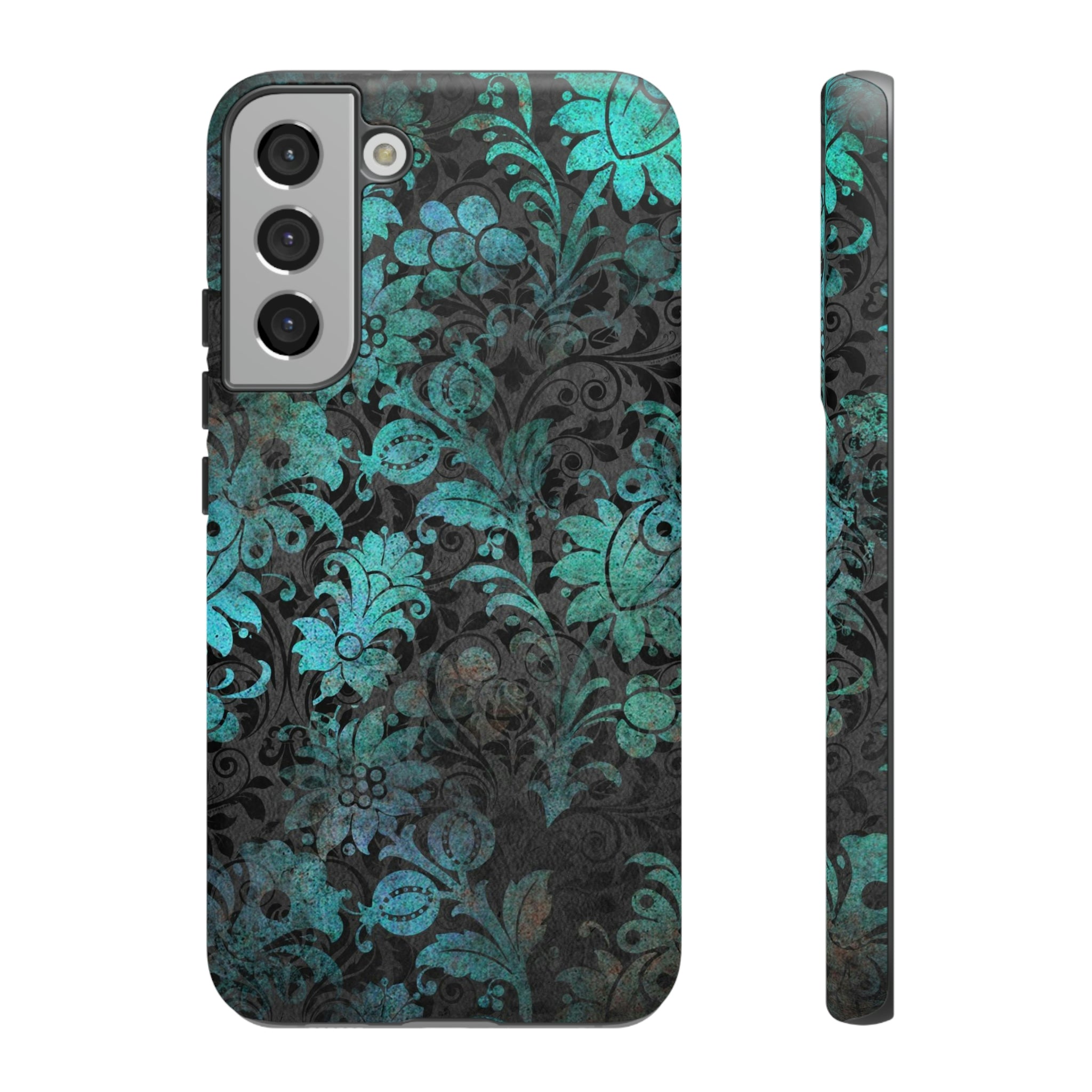 Shse Gothic Flower Samsung Case (Protective) Samsung Galaxy S22 Plus Matte Phone Case