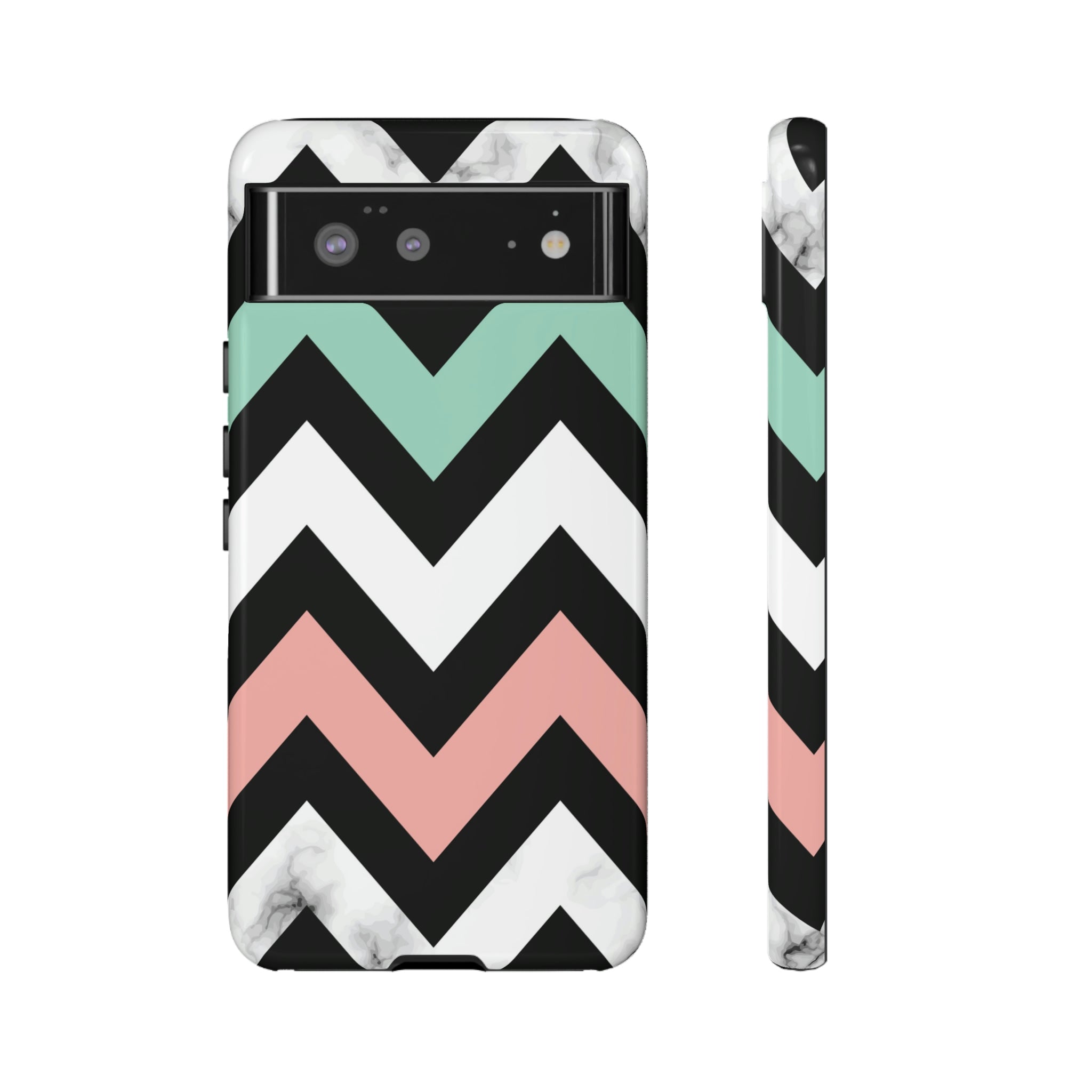 Chevron Shapes Android Case (Protective) Google Pixel 6 Glossy Phone Case