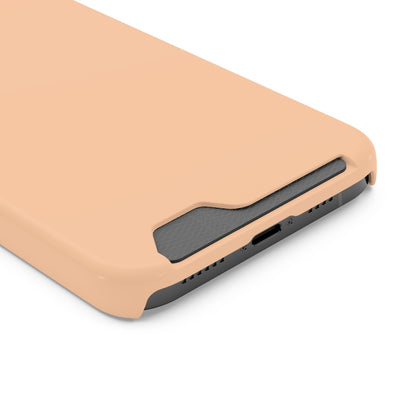 Deep Peach iPhone Case (Card) Phone Case