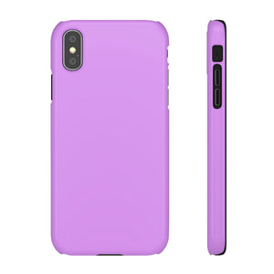 Bright Lilac iPhone Case (Slim) iPhone XS Glossy Phone Case