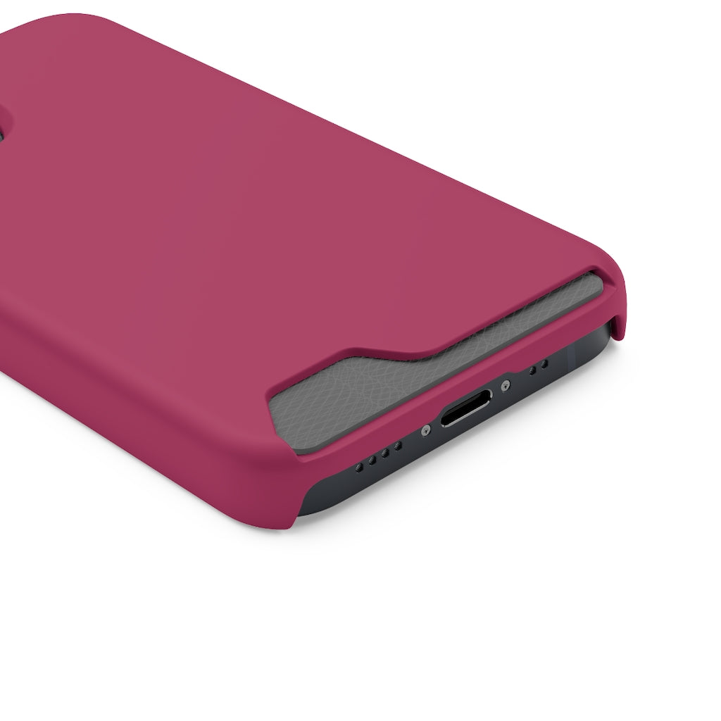 Maroon iPhone Case (Card) Phone Case