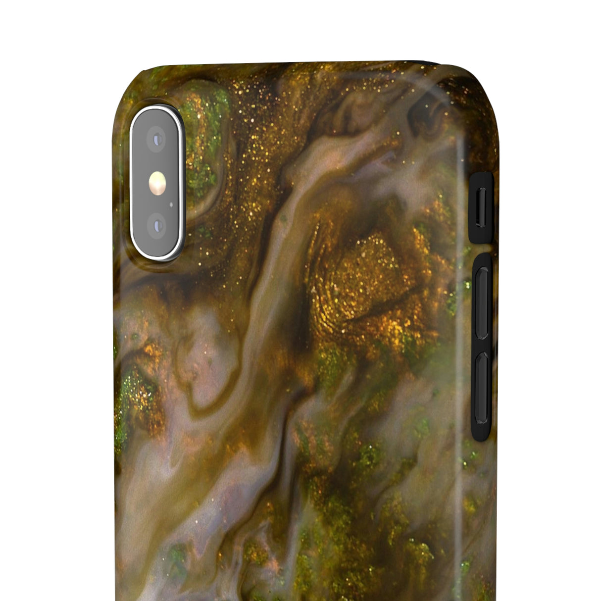 Smaragd Green Ink Art iPhone Case (Slim) Phone Case