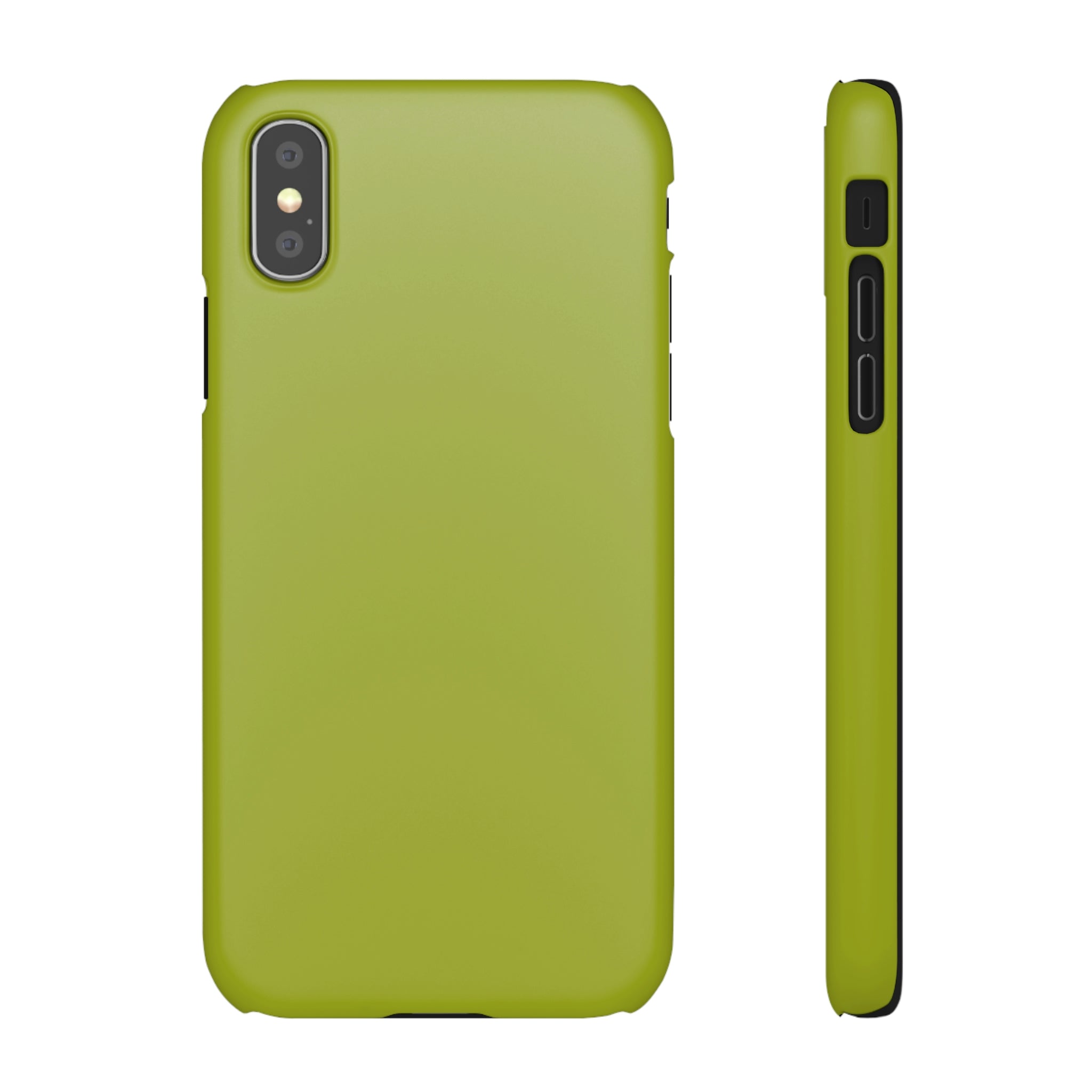 Citron Yellow iPhone Case (Slim) iPhone XS Matte Phone Case