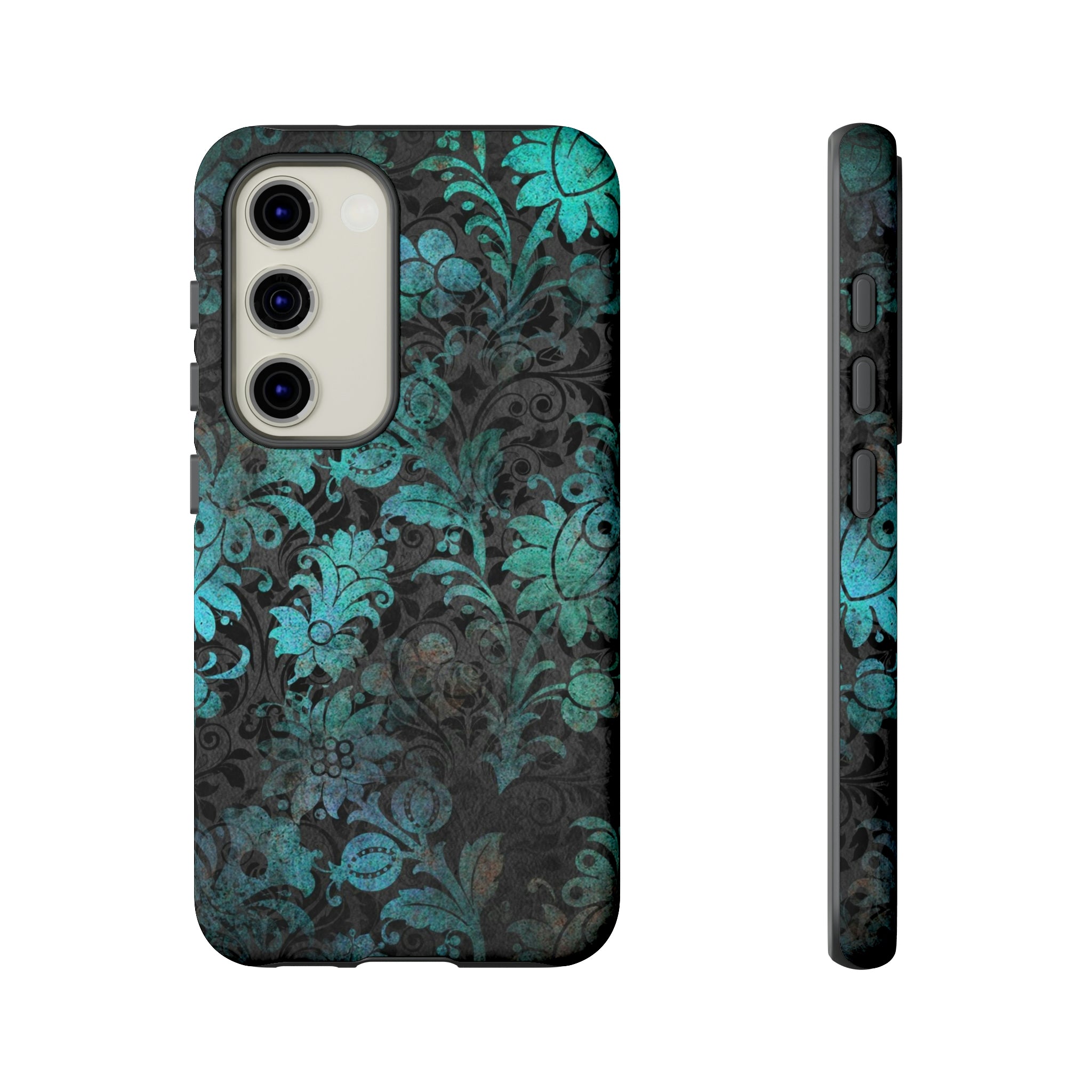 Shse Gothic Flower Samsung Case (Protective) Samsung Galaxy S23 Matte Phone Case