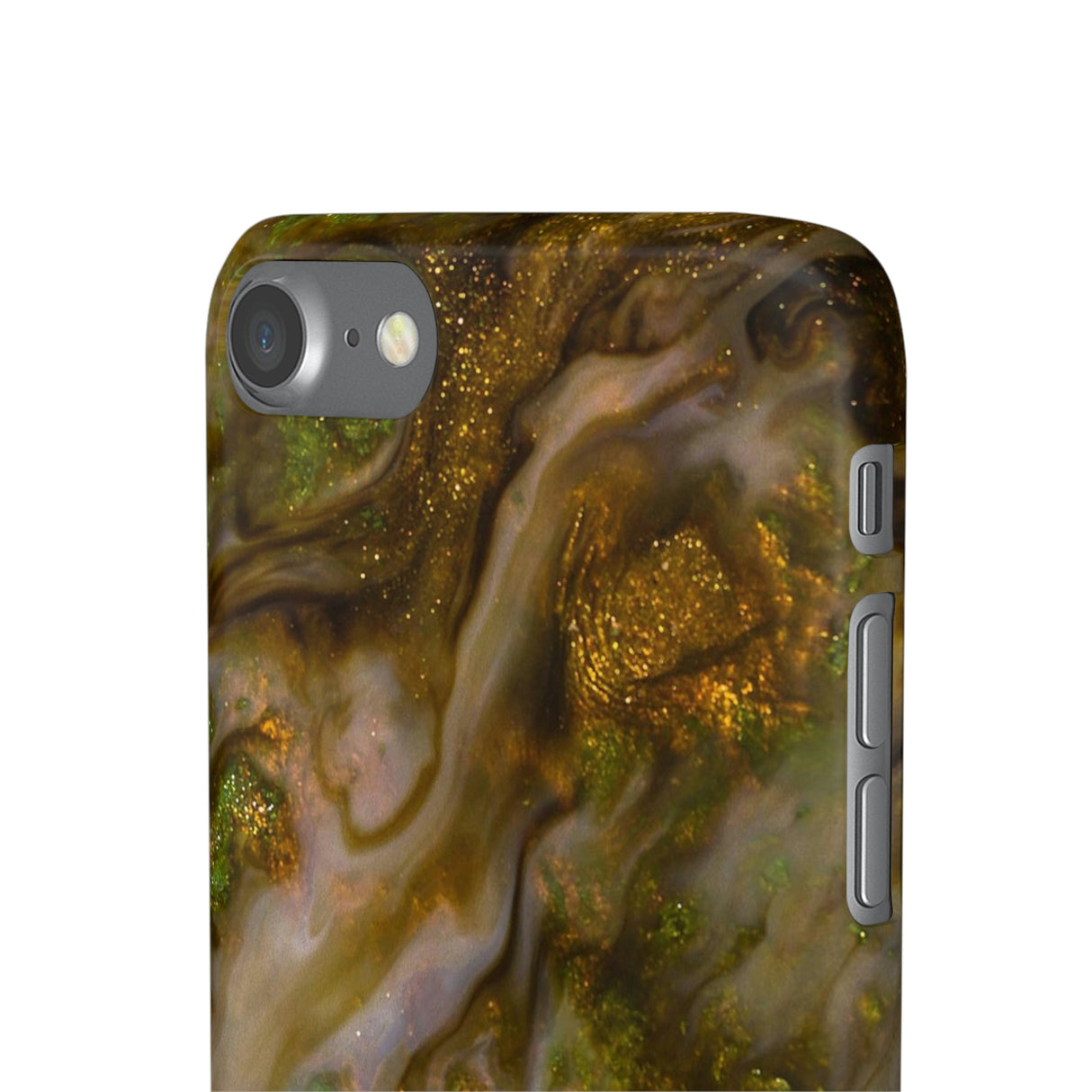 Smaragd Green Ink Art iPhone Case (Slim) Phone Case