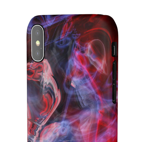 Red Marble iPhone Case (Slim) Phone Case