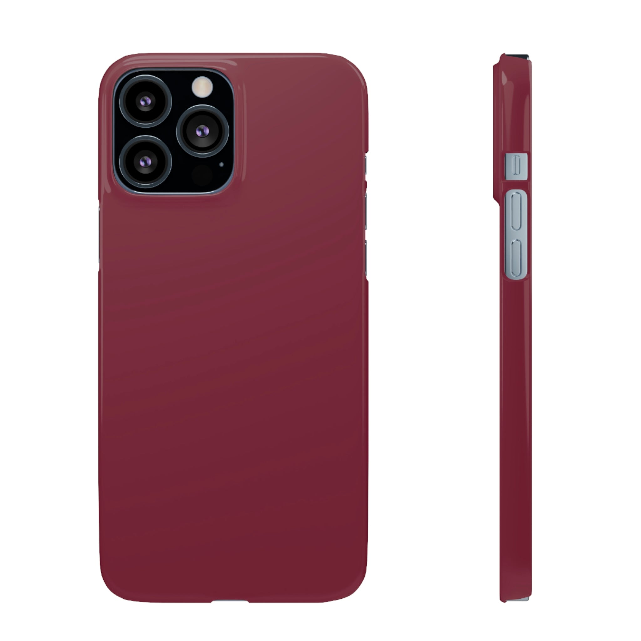 Claret Red iPhone Case (Slim) iPhone 13 Pro Max Glossy Phone Case