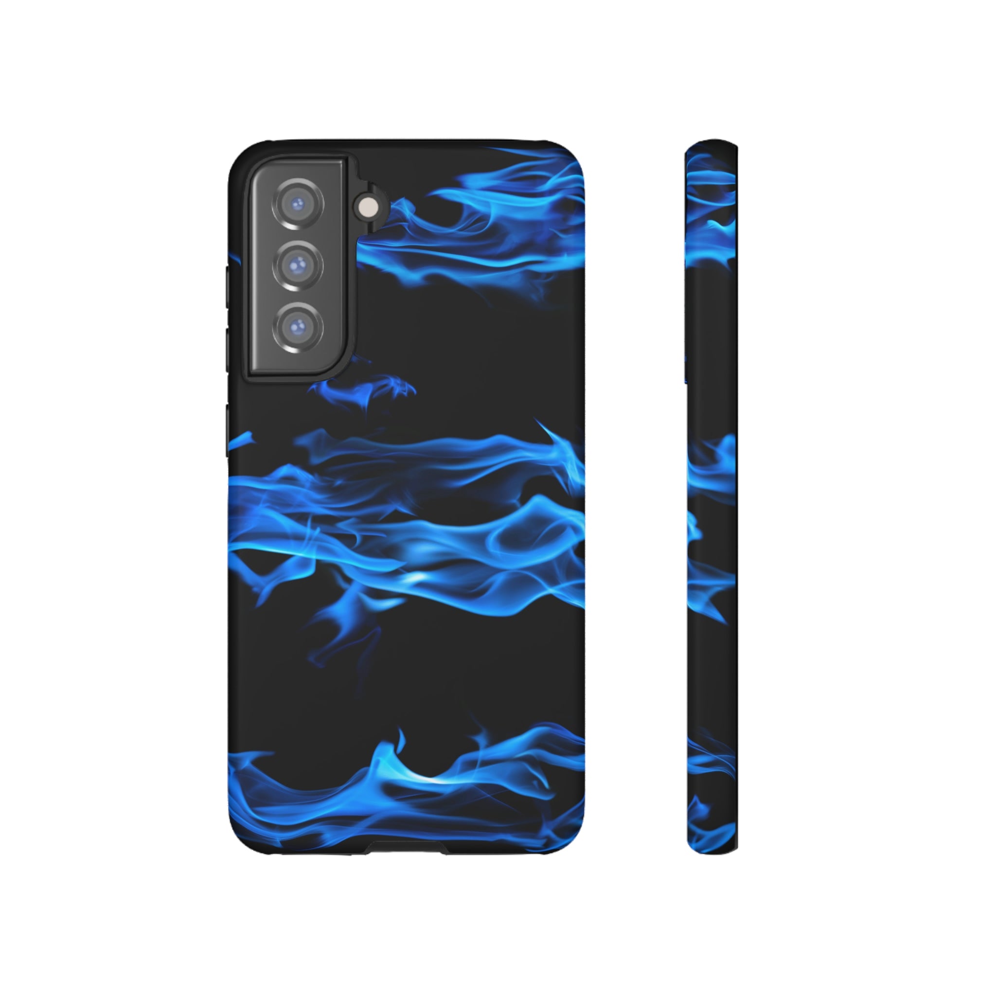 Blue Flames Club Android Case (Protective) Samsung Galaxy S21 FE Matte Phone Case