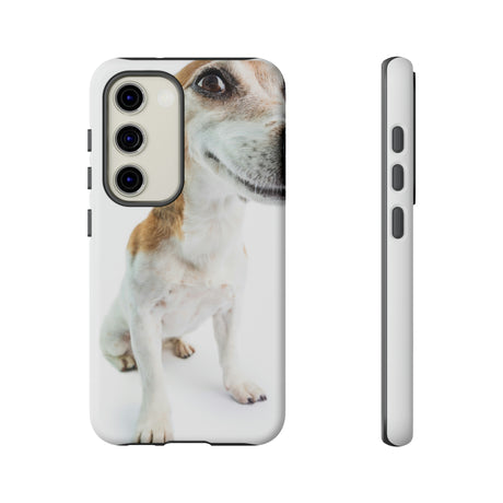 Funny Smiling Dog Android Case (Protective) Samsung Galaxy S23 Matte Phone Case