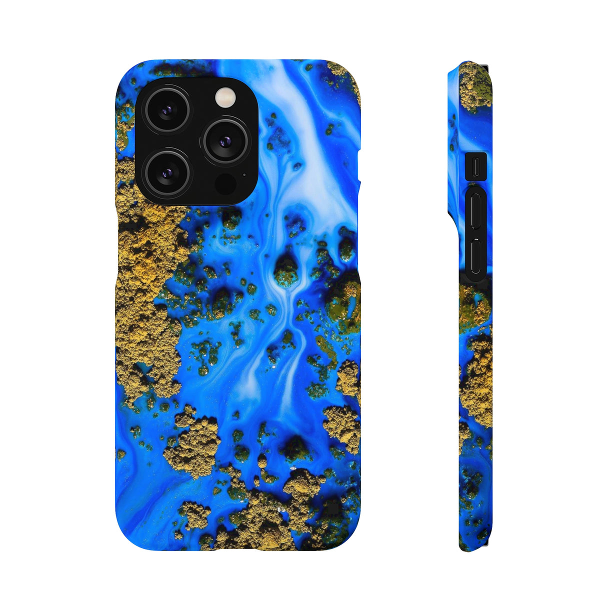 Blue River Ink Art iPhone Case (Slim) iPhone 14 Pro Matte Phone Case