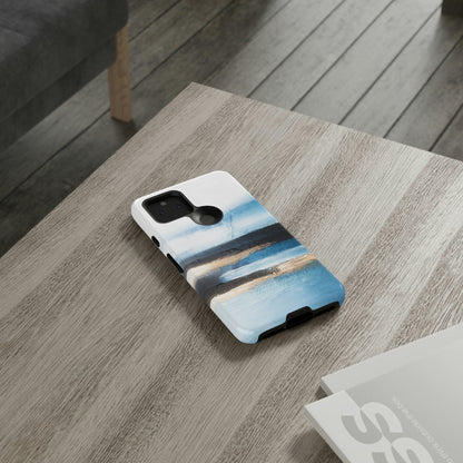 Abstract Blue Oil Painting Android Case (Protective) Phone Case