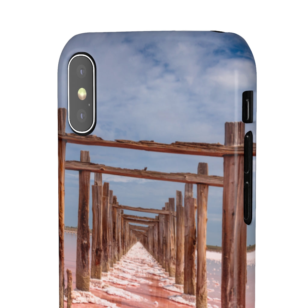 Pink Color of Salt Lake Samsung/iPhone (Slim) Phone Case