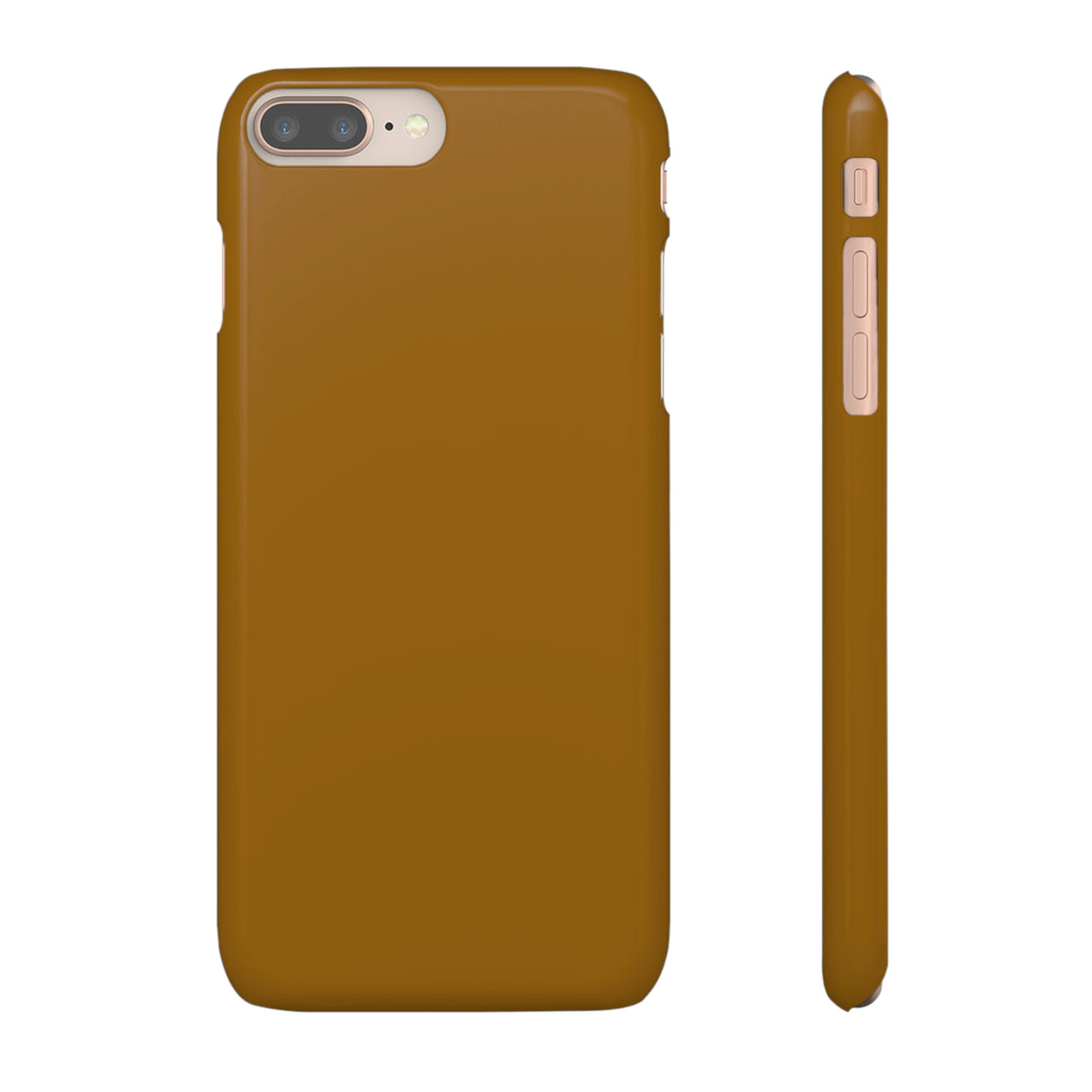 Golden Brown iPhone Case (Slim) iPhone 8 Plus Glossy Phone Case