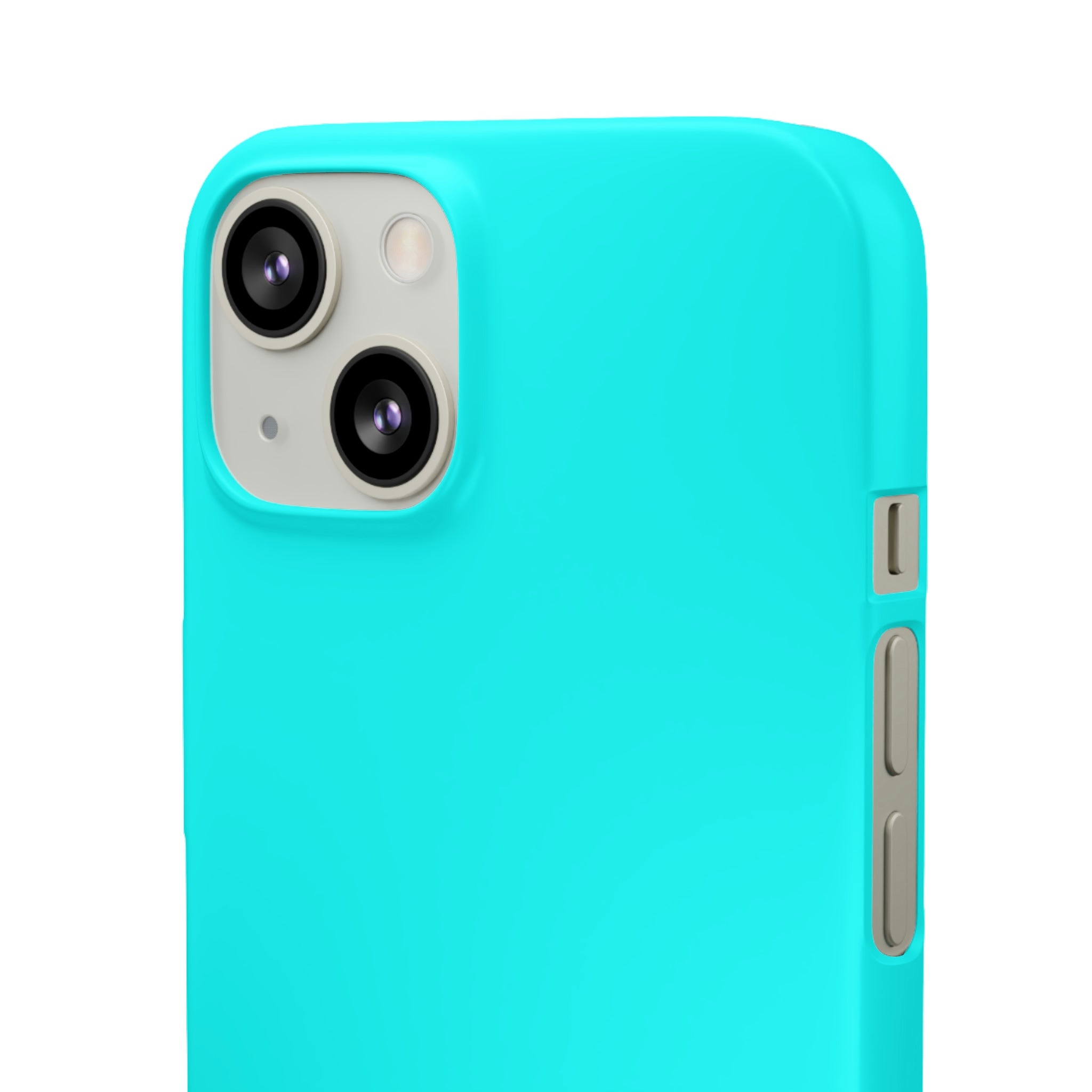 Aqua Blue iPhone Case (Slim) Phone Case